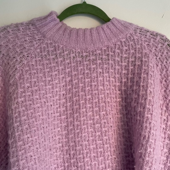 FRNCH Paris Norhen Super Soft Lavender Purple Sweater - Size Medium - Picture 14 of 14